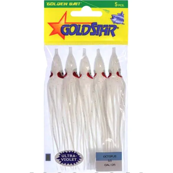 Squid Fishing Hoochy, 4.5 Inch Octopus Lure - Model 35