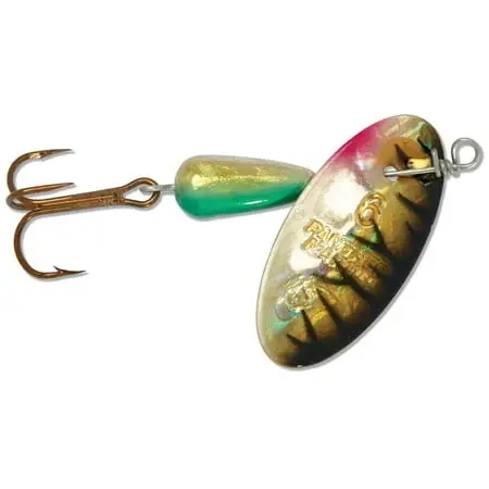 Holographic Tiger Black Spinning Lure, Size 6, 1/4 Ounce