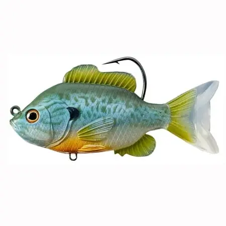 Livetarget Lures Sfs90ms551 3.5 In. Sunfish Swimbait Natural/blue Pumpkinseed 1/2 Oz.