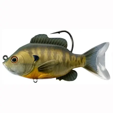 Livetarget Lures Sfs90ms562 Sunfish Swimbait Bronze Bluegill 3.50 In. 1/2 Oz