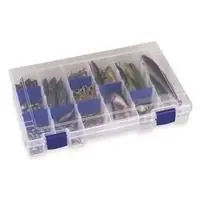 4007 Adjustable Compartment Box, 11" W X 7.25" L X 1.75" H With 24 Compartments