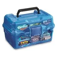 Big Mouth Kids Fishing Tackle Box Kit - 89 Pieces, Blue