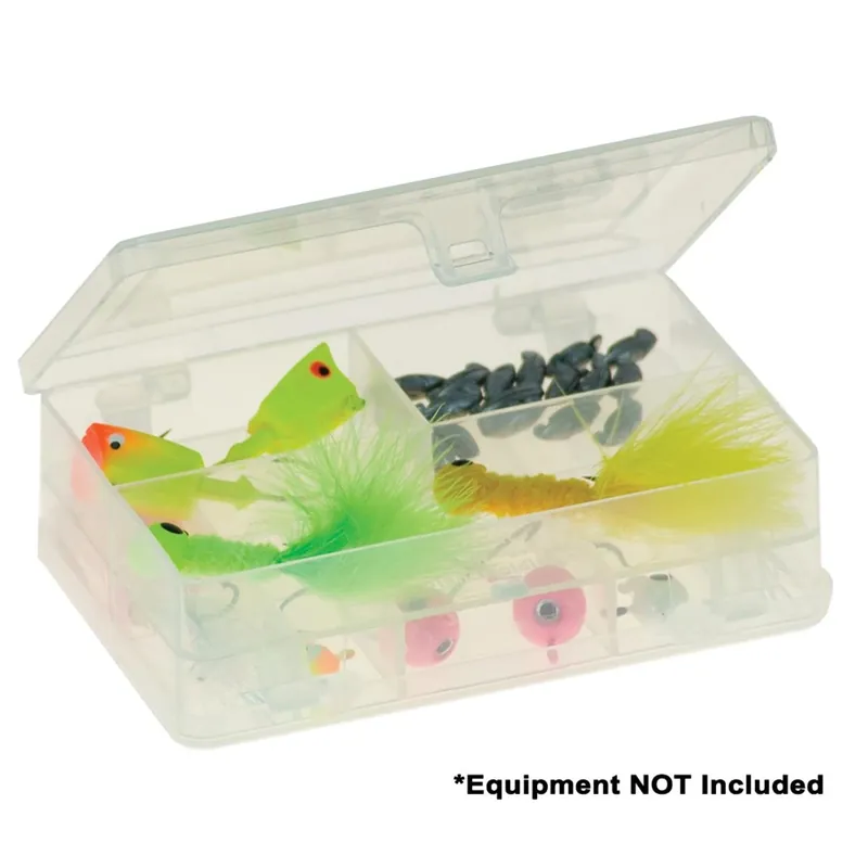 3414 Stowaway Micro Organizer Box - Clear Double Sided Utility Storage