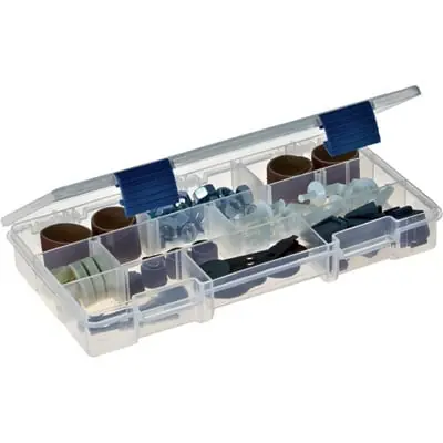 Prolatch Stowaway Utility Box With Adjustable Dividers, 9 Compartments, 9.13"l X 5"w X 1.25"h