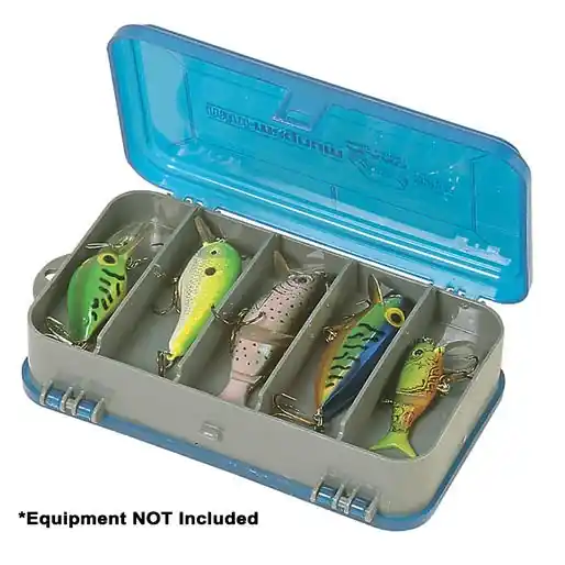 3213 Mini Magnum 13 Compartment Tackle Box - Silver And Blue