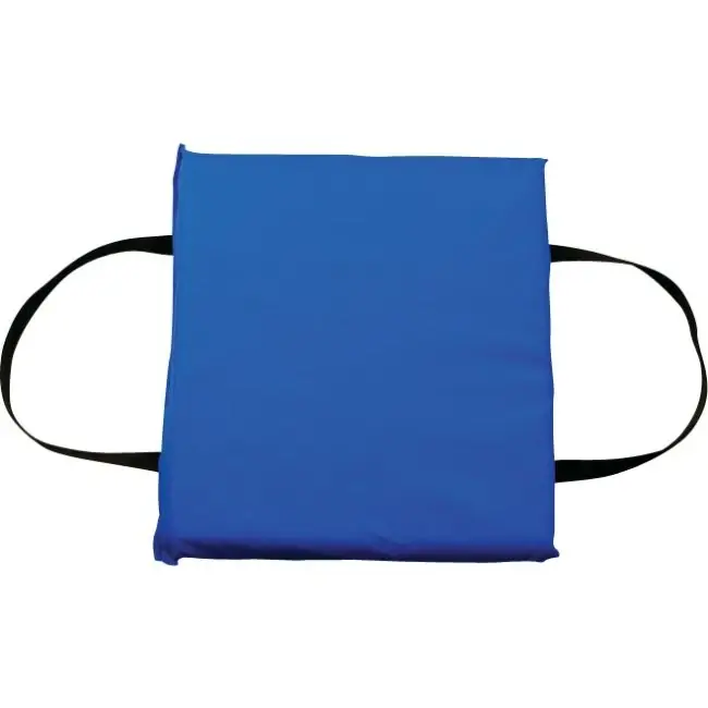 8078-03 Blue Foam Boat Cushion - Throwable Flotation Device
