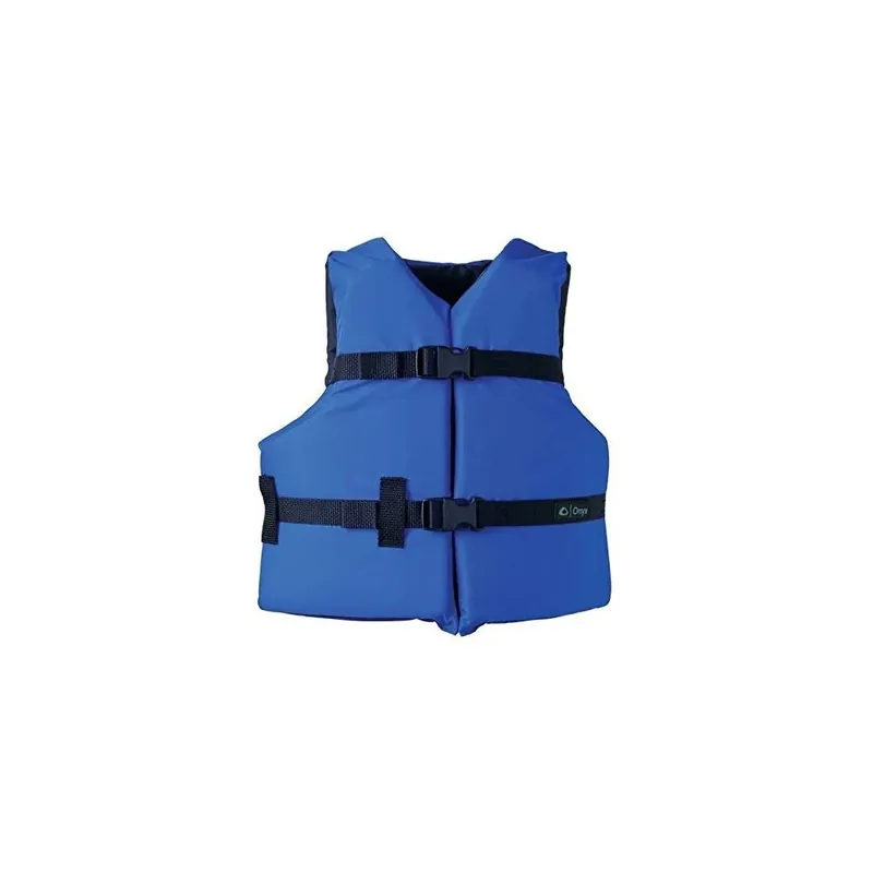 Youth General Purpose Life Vest, 50 To 90 Lb, Blue And Black