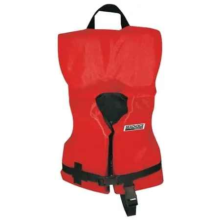 Red Type Iii General Purpose Vest For Infants - Unisex Safety Gear