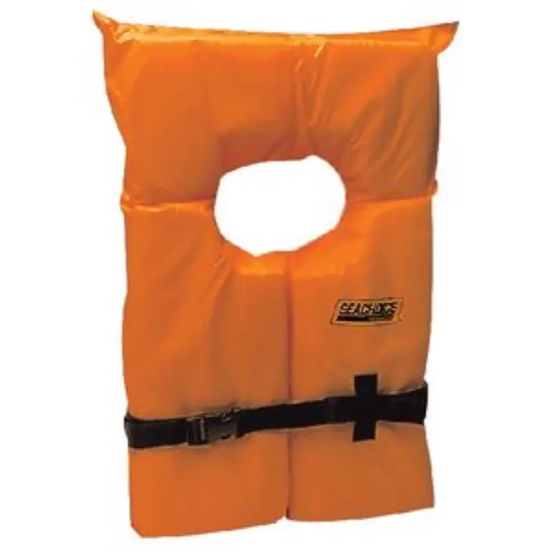 Universal Type Ii Adult Orange Life Vest - Personal Flotation Device