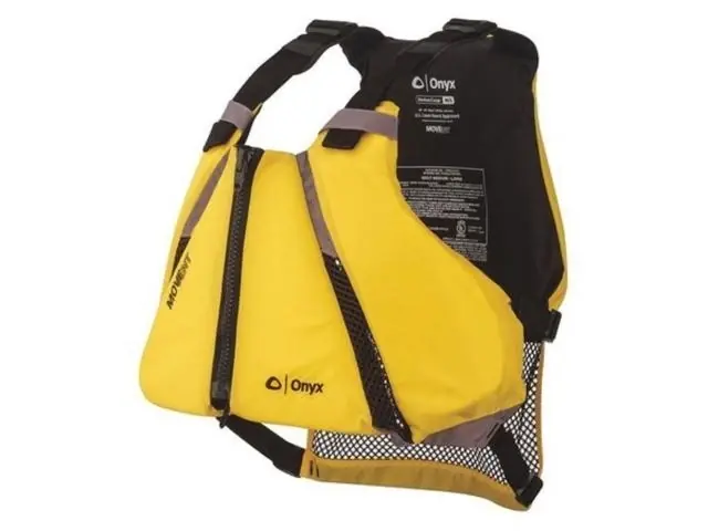 Movevent Curve Paddle Sports Life Vest, Yellow, Xl/2xl - Model 122000-300-060-14