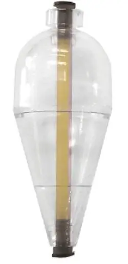 A-just-a-bubble Fishing Float 3/8 Ounce Clear