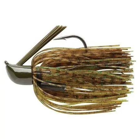 Pro Series Jig Fishing Lure 3/8 Ounce Pumpkin Green