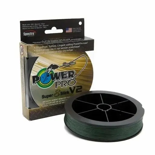 Powerpro Braided Fishing Line Ssv2 30 Pound 150 Yard Moss Green