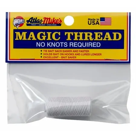 No Knots Magic Thread, White, 100 Feet - Model 66011