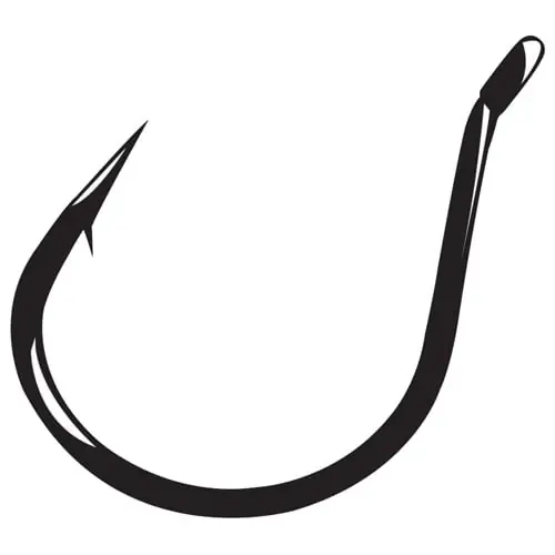 230408 Finesse Wide Gap Ns Black Freshwater Fishing Hook Size 4 - Pack Of 6