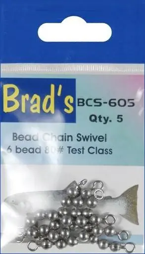 Bcs-605 Bead Chain 1/8 Inch With 6 Bead Swivel