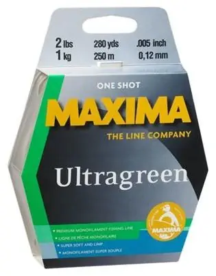 One Shot Ultragreen Fishing Line - 250 Yards - 6 Pound Test