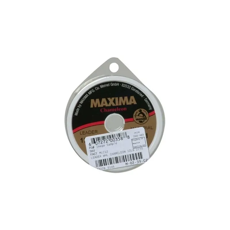 Chameleon Monofilament Leader Material 10 Pound Test, 27 Yards