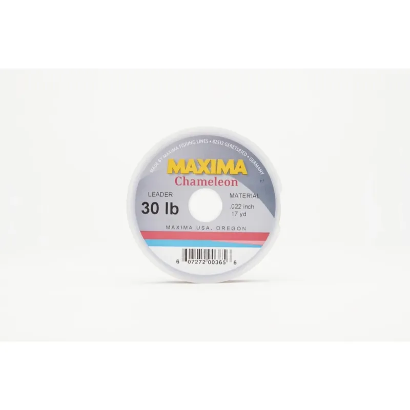 Chameleon Monofilament Leader Material 30 Pound, 17 Yard Spool