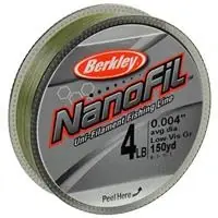 Nanofil Uni-filament Fishing Line - Low-vis Green - 8 Lb - 150 Yds