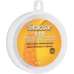 Seaguar Sts Salmon Fluorocarbon Leader Fishing Line 100 Yards 25-pound