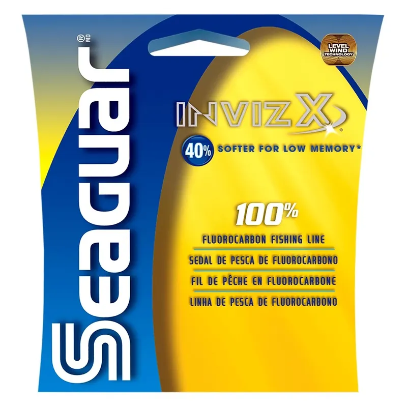 Invizx 100% Fluorocarbon Fishing Line - 200 Yards, 8 Lb Test