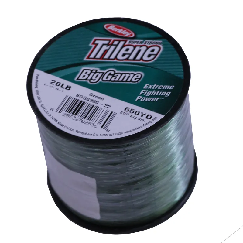 Trilene Big Game Monofilament Fishing Line, 1/4 Lb Spool, Green, 20 Lb Test