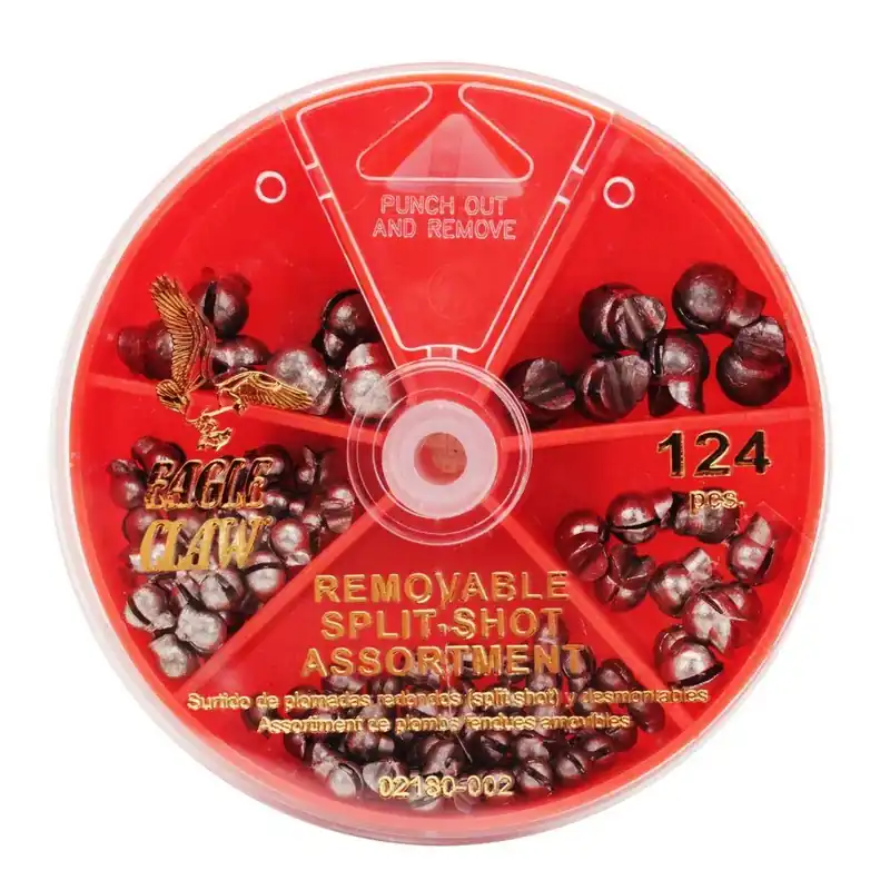 Removable Split-shot Assortment (124-piece)