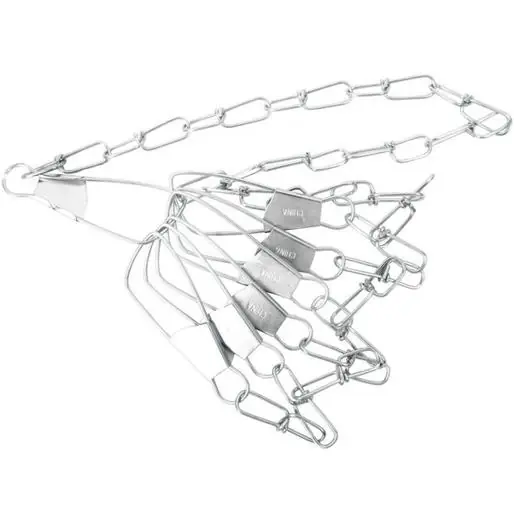 04310-005 40 Inch 7-snap Chain Stringer For Fishing