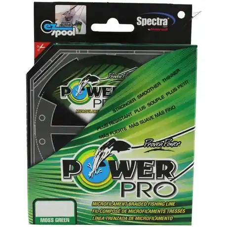 Spectra Braided Fishing Line, 30lb, 300yds, Moss Green