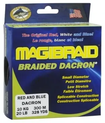 Magibraid Tournament-grade Braided Line - 300 Meters - 80 Lb. - Red/blue