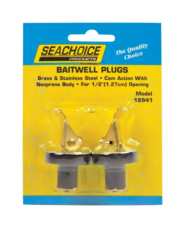 Neoprene 1/2 In. W Deck And Baitwell Plugs 1 Pk