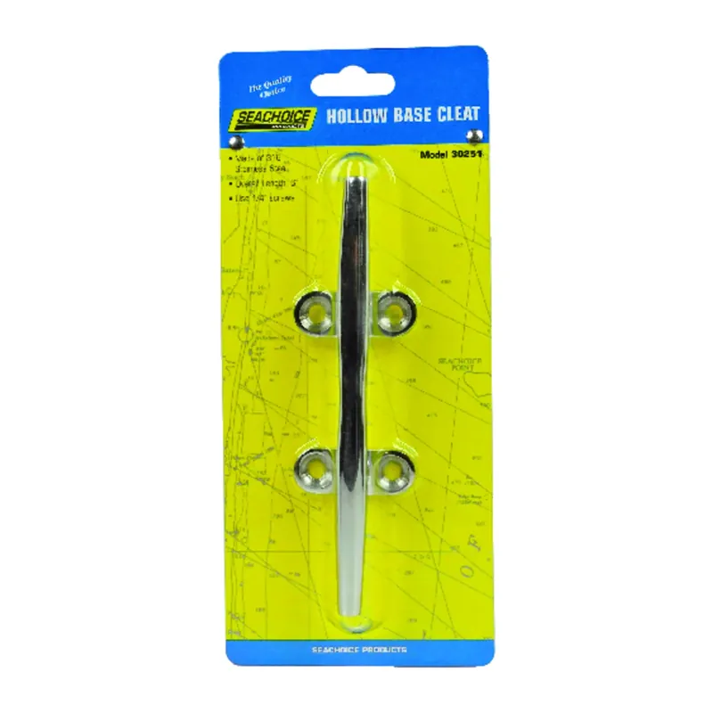 Stainless Steel 6 In. L Hollow Base Cleat 1 Pk