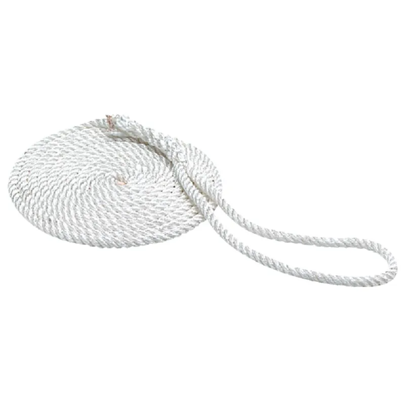 3/8 Inch X 10 Feet Nylon Dock Line With Eye Splice