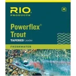 Rio Powerflex 9 Ft. Knotless Trout Leader - 4x - 6.4 Lb Test