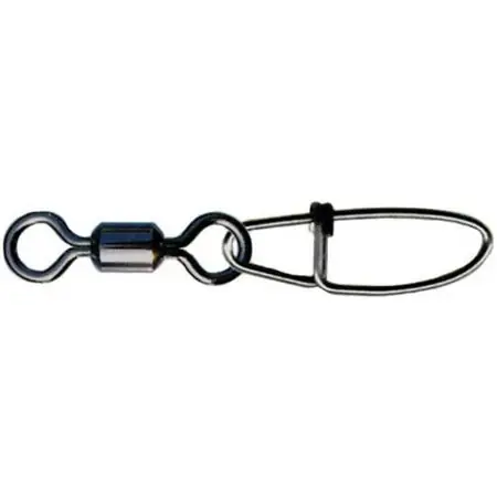 P-line 122 Lb. Rolling Swivel With Crosslock Snap For Fishing