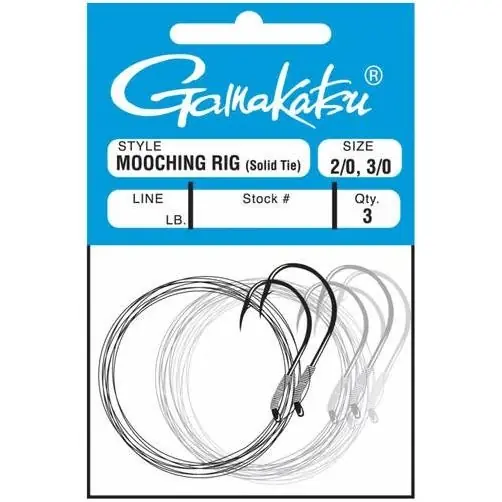 Mooching Rig 40lb Test 5/0-6/0 Solid Tie 3 Pack