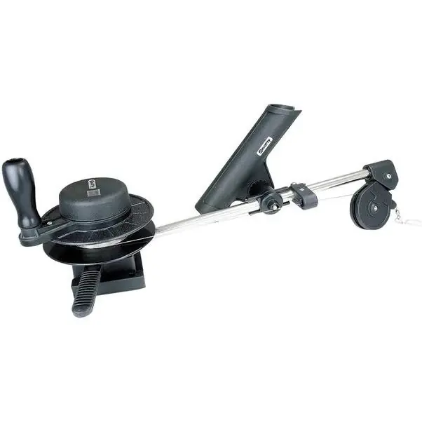Depthmaster Compact Manual Downrigger With Rod Holder - Model 1050dpr