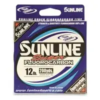 Sunline Super Fluorocarbon Fishing Line - 10 Lb Test, Clear, 200 Yards