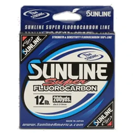Sunline Super Fluorocarbon Fishing Line - 20 Lb Test, 200 Yards, Clear