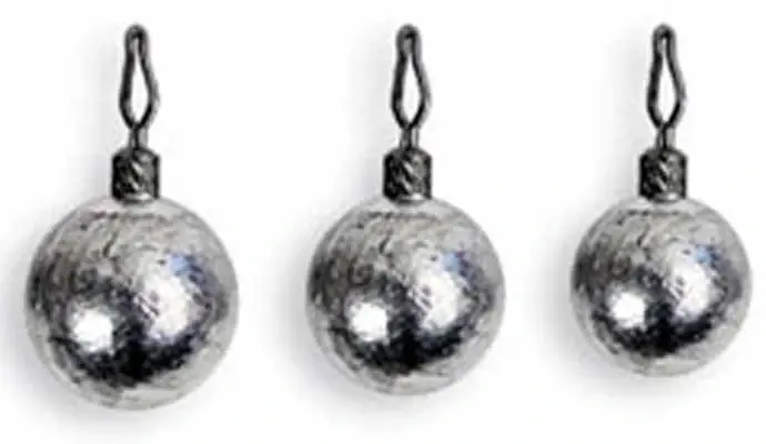 Inc Drop Shot 1/4 Ounce Lead Sinkers - 6 Piece Clam Pack