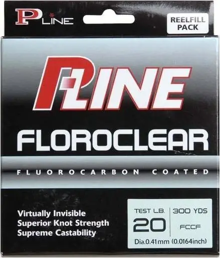 Floroclear Fluorocarbon Coated Fishing Line 300 Yards 20 Lb Test Fccf-20