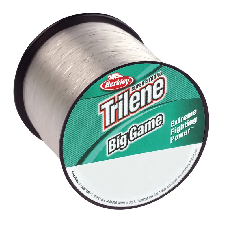Trilene Big Game Monofilament Fishing Line, 10 Lb Test, 1500 Yards, Clear
