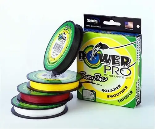 Hi-visibility Yellow Braided Fishing Line, 30lb Test, 150yds