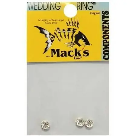 Wedding Ring Component, 3 Pieces Per Card For Fishing