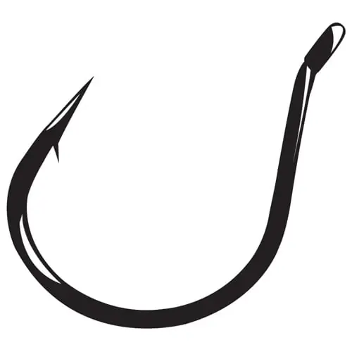 Gamakatsu 230414 Finesse Wide Gap Ns Black Freshwater Fishing Hook Size 4-0 - Pack Of 5