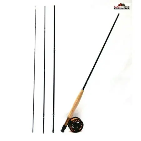 9‘ Fly Fishing Rod And Reel Combo 4 Pieces With Durable Construction