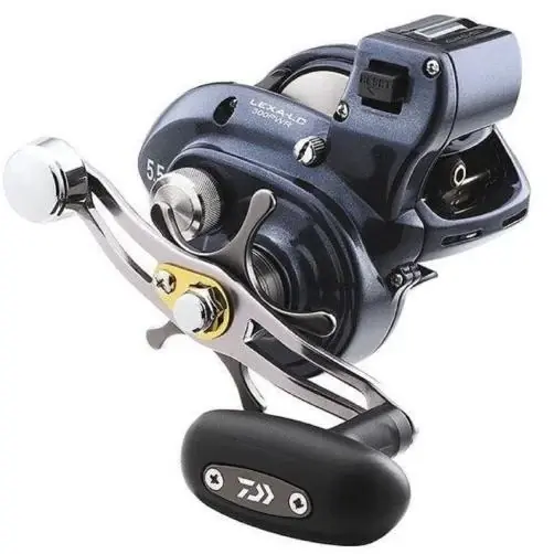Lexa 300 Line Counter Baitcasting Reel - Left Hand - Model Lexa-lc300pwrl-p
