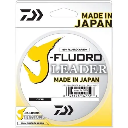 J-fluoro Fluorocarbon Leader 15-100 Yards, Various Test Strengths Available