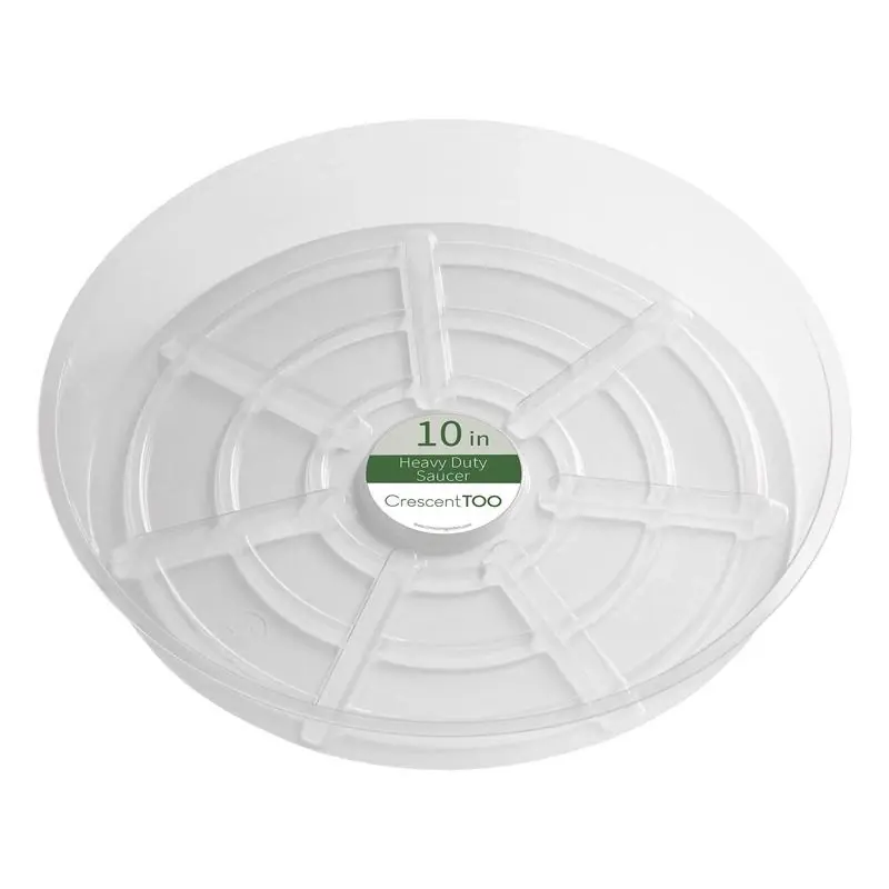 1.5 In. H X 10 In. D Clear Plastic Plant Saucer
